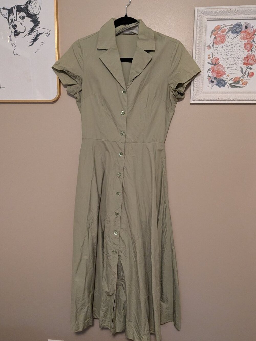 Light Green J. Peterman Dress